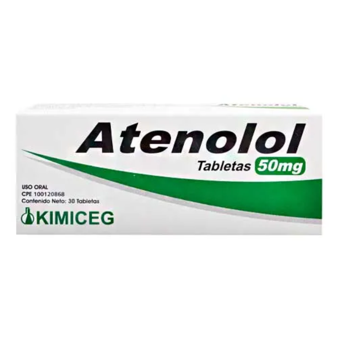 ATENOLOL 50MG TAB X 30 (KIMICEG)