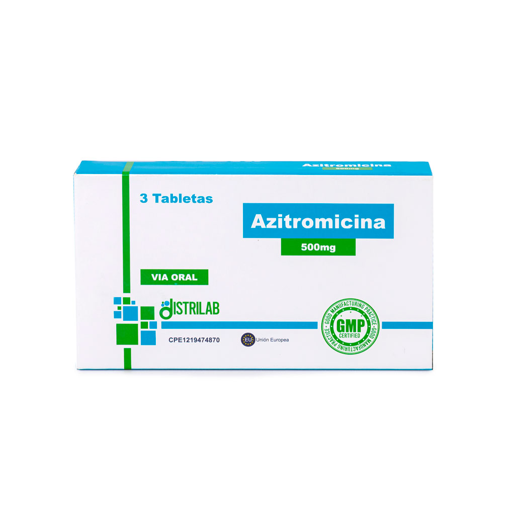 AZITROMICINA 500MG TAB X 3 (DISTRILAB)