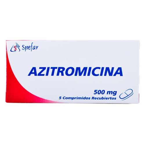 AZITROMICINA 500MG TAB X 5 (SPEFAR)