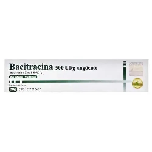 BACITRACINA 500UI UNG 20GR (DAC 55)