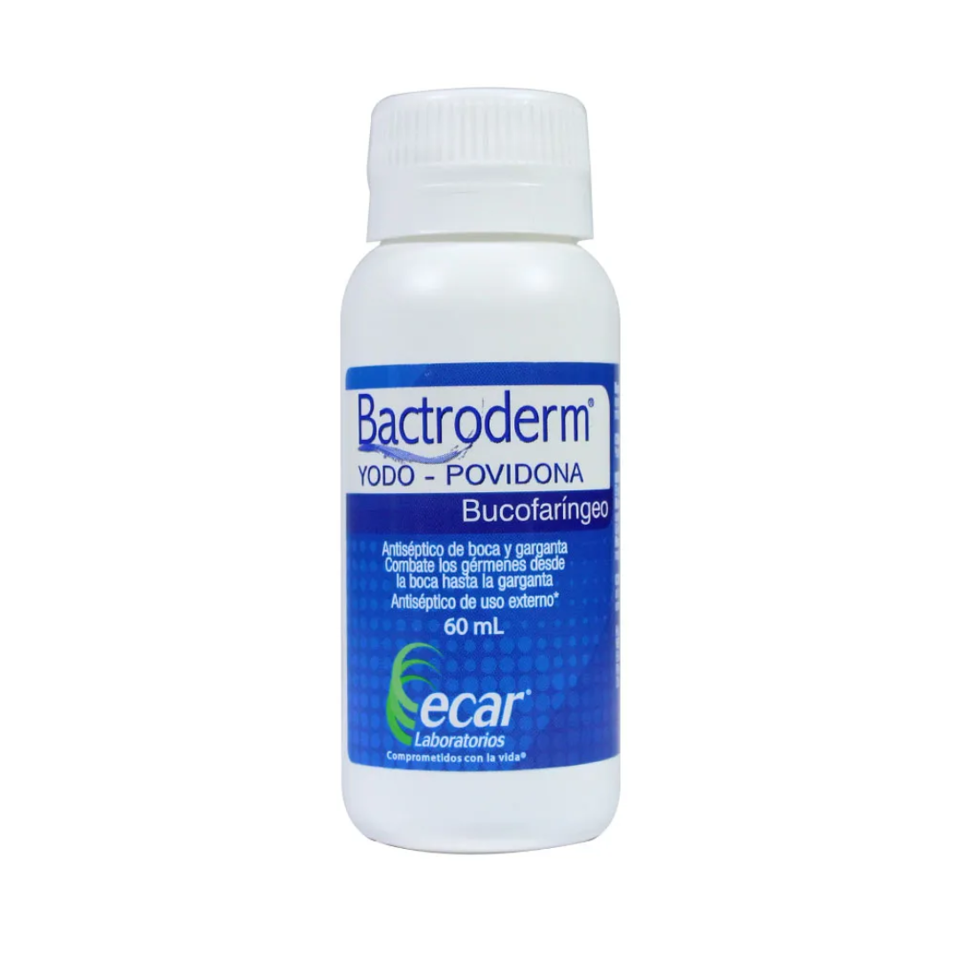BACTRODERM YODOPOVIDONA SOLUCION BUCAL 60ML