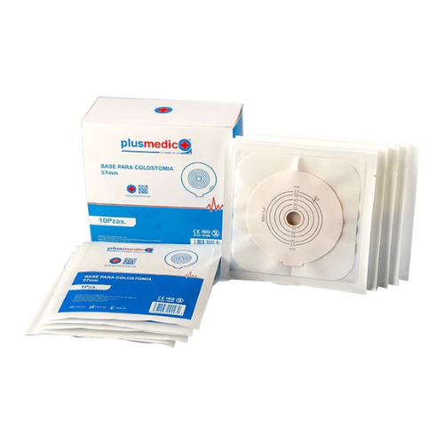 BASE PARA COLOSTOMIA 57MM X 1 UND (PLUSMEDIC)