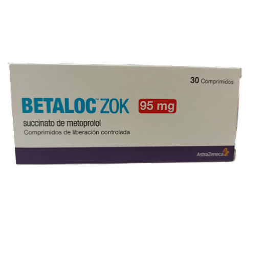 BETALOC ZOK SUCCINATO METOPROLOL 95MG TAB X 30