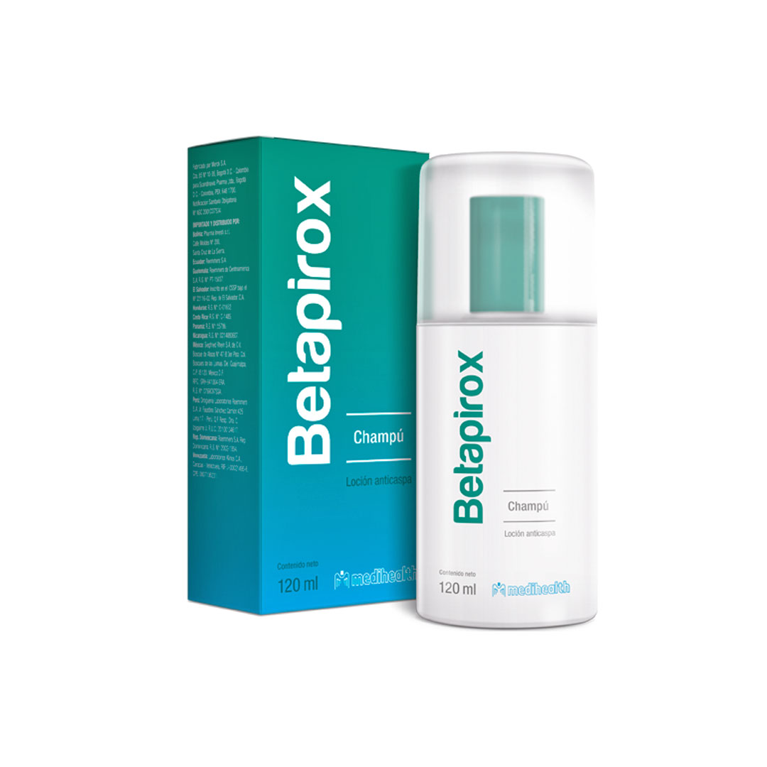 BETAPIROX CHAMPU ANTICASPA 120ML (MEDIHEALTH)