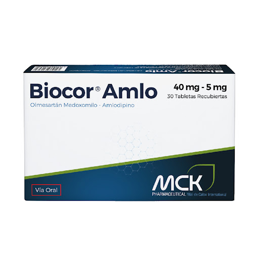 BIOCOR AMLO OLMESARTAN AMLODIPINA 40-5MG TAB X 30 (MCK)