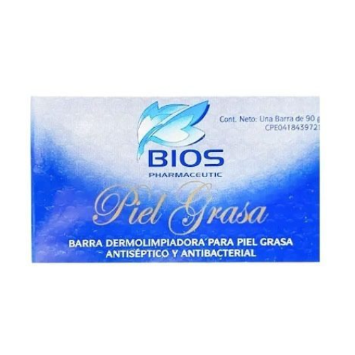 BARRA DERMOLIMPIADORA PIEL GRASA 90GR (BIOS)