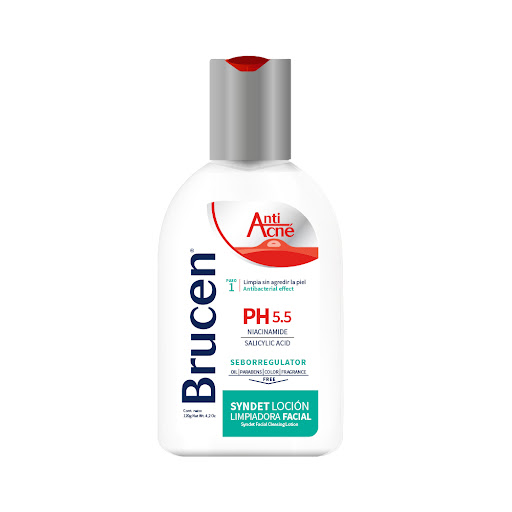 BRUCEN ANTI-ACNE PASO 1 LOCION LIMPIADORA SYNDET 120ML