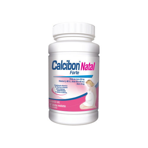 CALCIBON NATAL FORTE CALCIO VIT D3 ACIDO FOLICO HIERRO TAB X 30