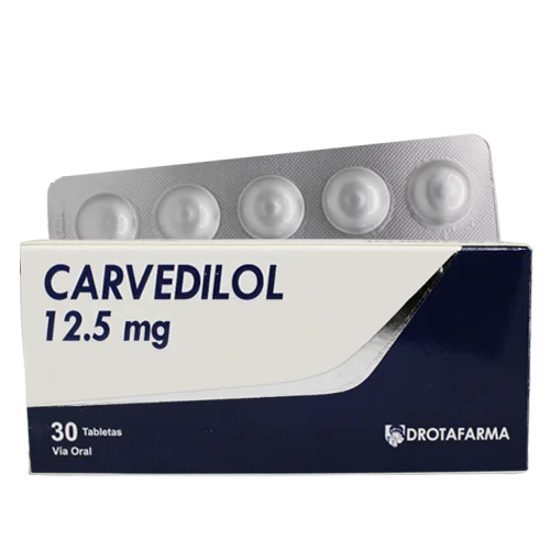 CARVEDILOL 12.5MG TAB X 10 (DROTAFARMA)
