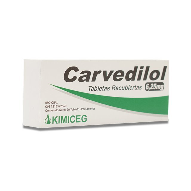 CARVEDILOL 6.25MG TAB X 20 (KIMICEG)