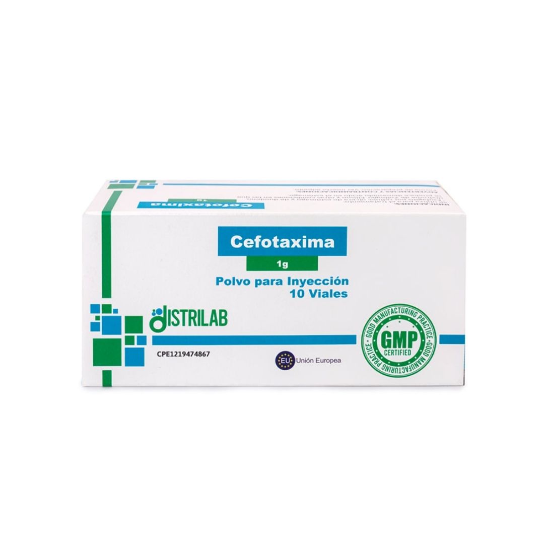 CEFOTAXIMA 1GR AMP I.V-I.M X 1 (DISTRILAB)