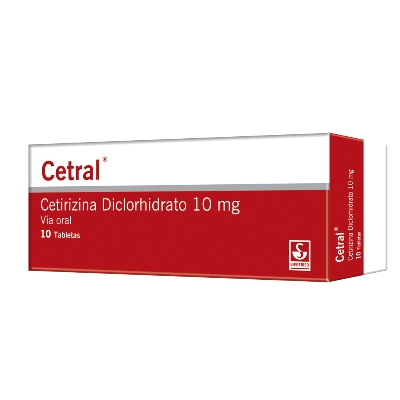 CETRAL CETIRIZINA 10MG TAB X 10