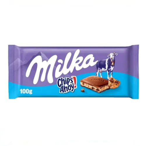 CHOCOLATE MILKA CHIPS AHOY 100GR