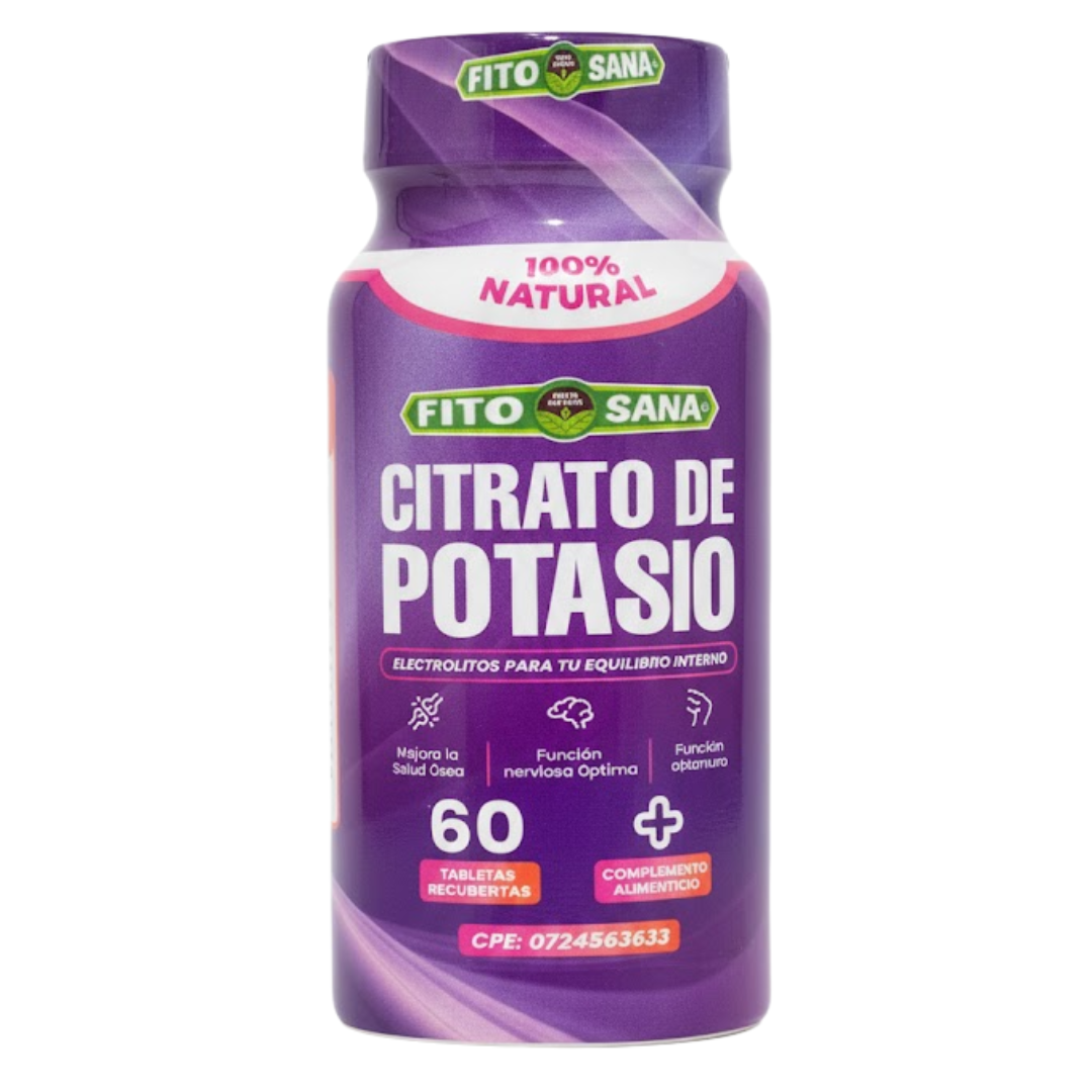 CITRATO DE POTASIO 99MG TAB X 60 (FITOSANA)