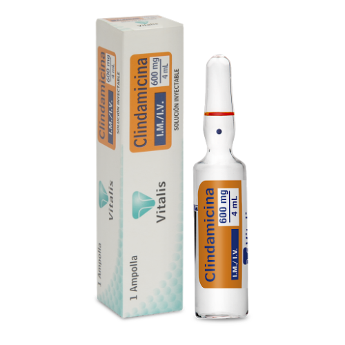 CLINDAMICINA 600MG AMP I.M-I.V 4ML X 1 (VITALIS)