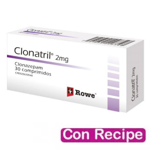 CLONATRIL CLONAZEPAM 2MG TAB X 30