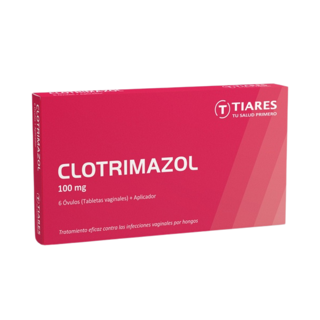 CLOTRIMAZOL 100MG OVULO X 6 (TIARES)