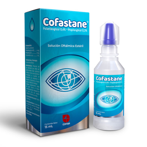 COFASTANE POLIETILENGLICOL PROPILENGLICOL SOL OFT 15ML