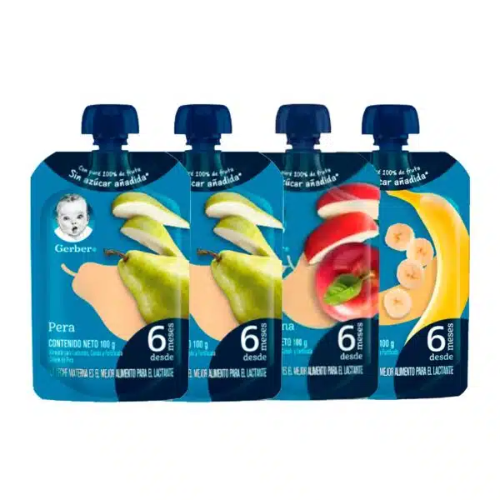 COMPOTA GERBER SACHET 100GR