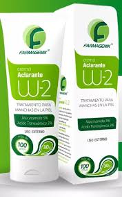 CREMA ACLARANTE W-2 NIACINAMIDA ACIDO TRANEXAMICO 30GR