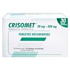 CRISOMET SITAGLIPTINA METFORMINA 50-500MG TAB X 30