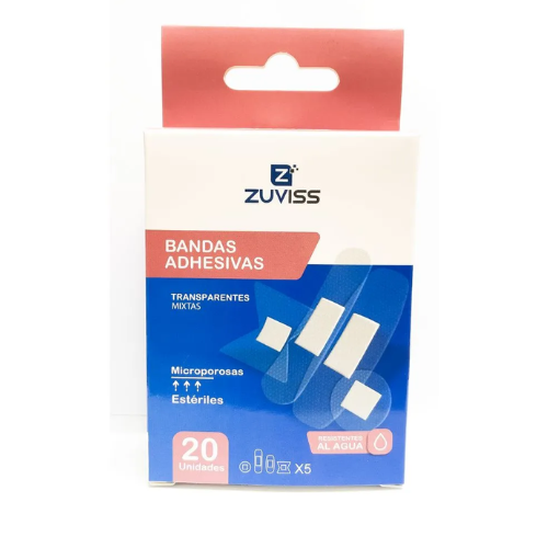 CURITAS TRANSPARENTES X 20 (ZUVISS)