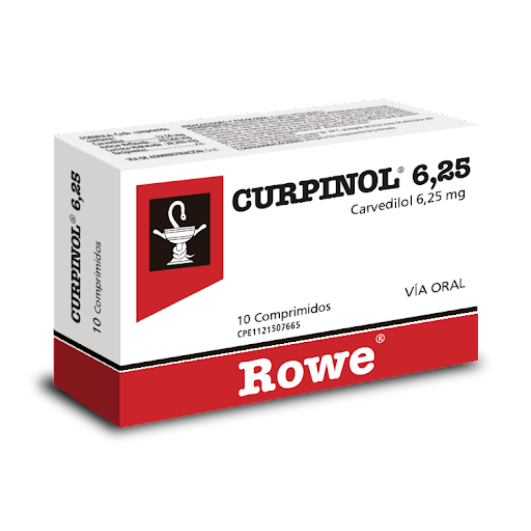 CURPINOL CARVEDILOL 6.25MG TAB X 10