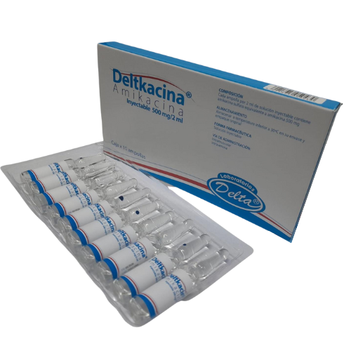 DELTKACINA AMIKACINA 500MG AMP I.M-I.V 2ML X 1
