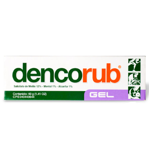 DENCORUB SALICILATO DE METILO MENTOL ALCANFOR GEL 40GR