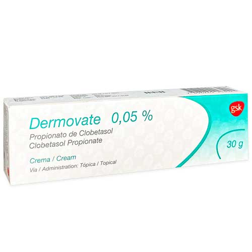 DERMOVATE CLOBETASOL 0.05% CREMA 30GR