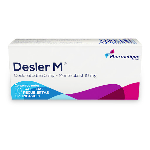 DESLER M DESLORATADINA MONTELUKAST 5-10MG TAB X 10
