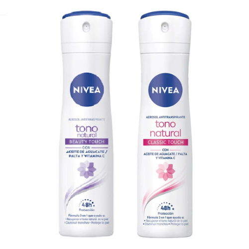 DESODORANTE NIVEA TONO NATURAL AEROSOL 150ML