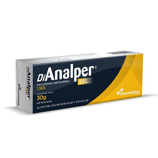 DI ANALPER DICLOFENAC 1.16% GEL 30GR