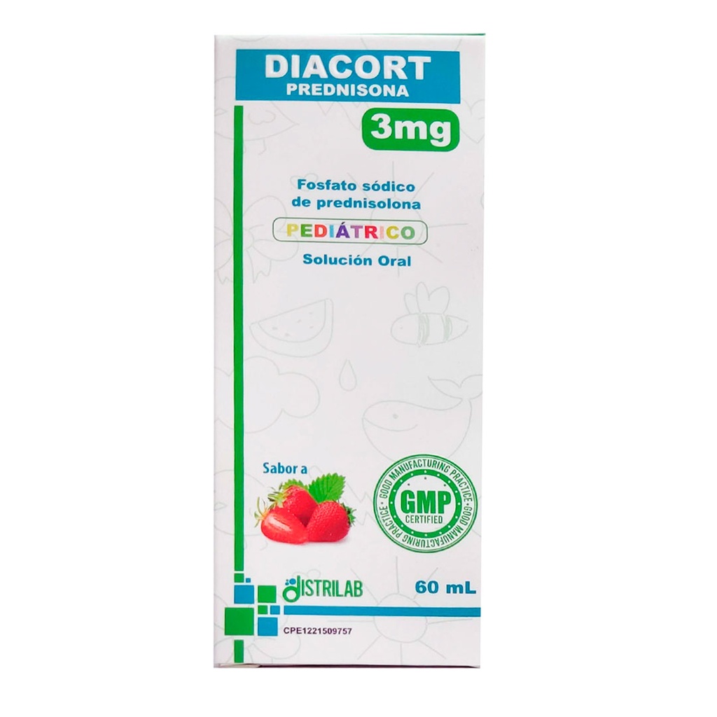 DIACORT PREDNISOLONA 3MG SUSP 60ML