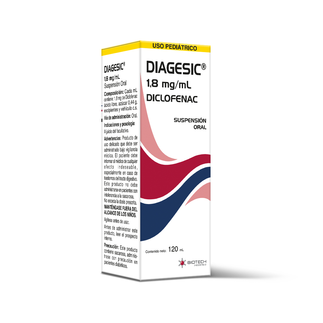 DIAGESIC DICLOFENAC 1.8MG/ML SUSP 120ML