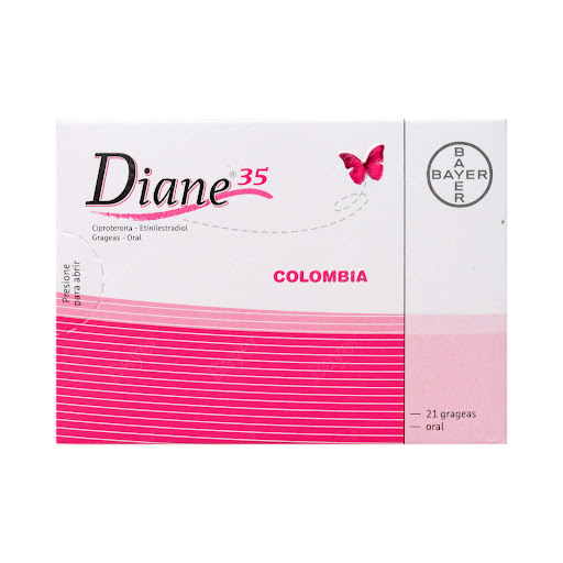 DIANE 35 CIPROTERONA ETINILESTRADIOL 2-0.035 TAB X 21
