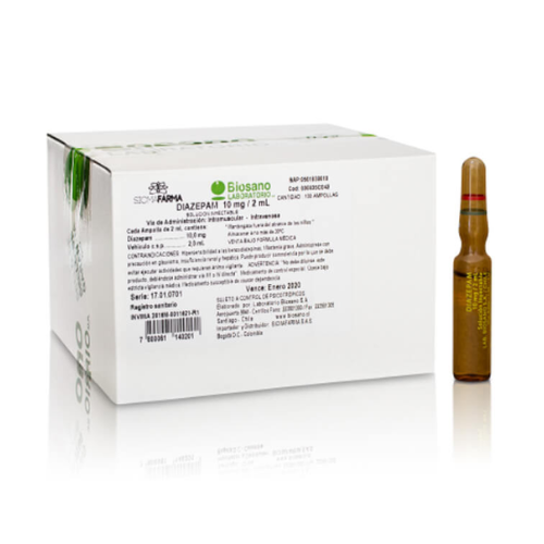 DIAZEPAM 10MG AMP I.M-I.V 2ML X 1 (BIOSANO)