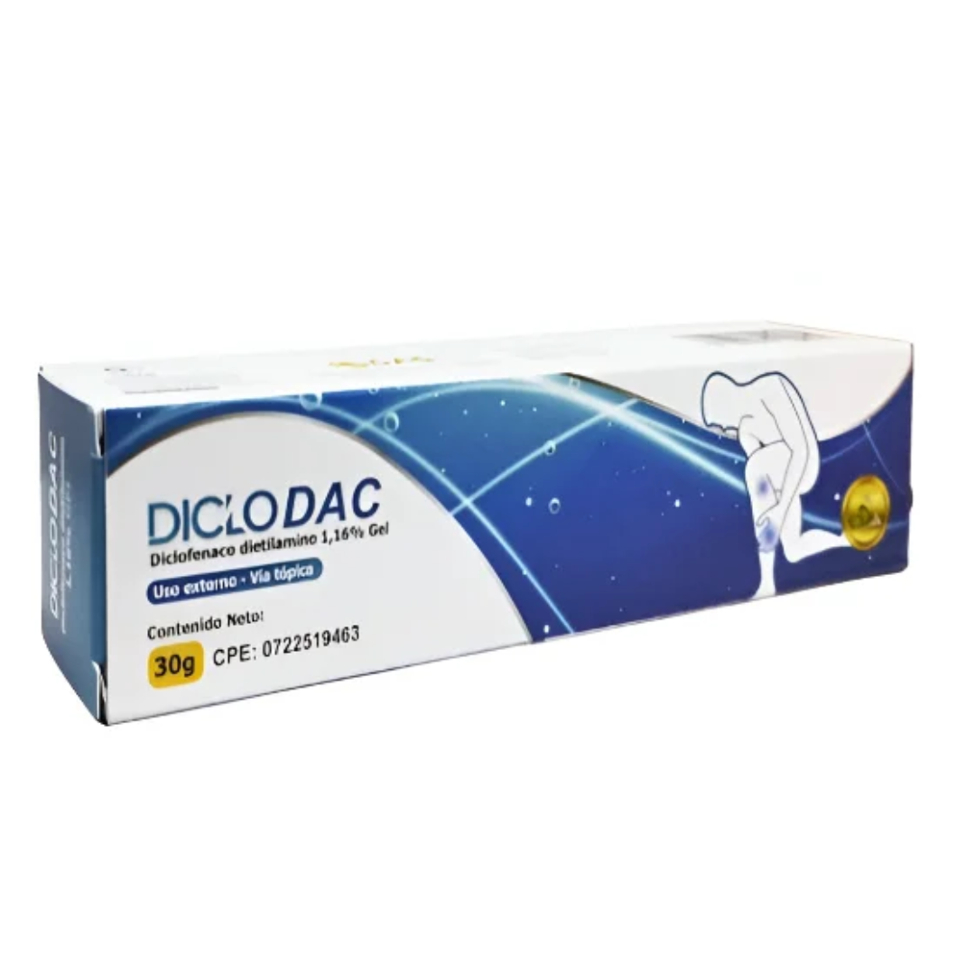 DICLODAC DICLOFENAC 1.16% GEL 30GR