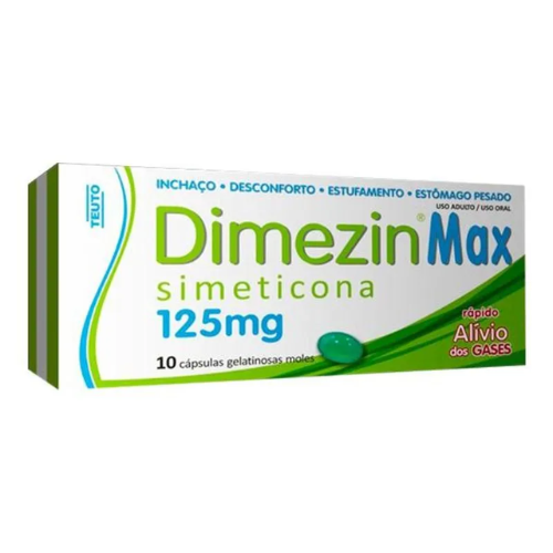 DIMEZIN MAX SIMETICONA 125MG CAP BLANDAS X 10