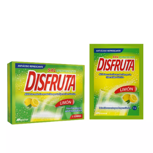 DISFRUTA ANTIACIDO EFERVESCENTE SOBRE X 1
