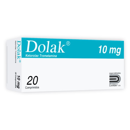 DOLAK KETOROLACO 10MG TAB X 20