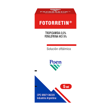 FOTORRETIN TROPICAMIDA FENILEFRINA SOL OFT 5ML