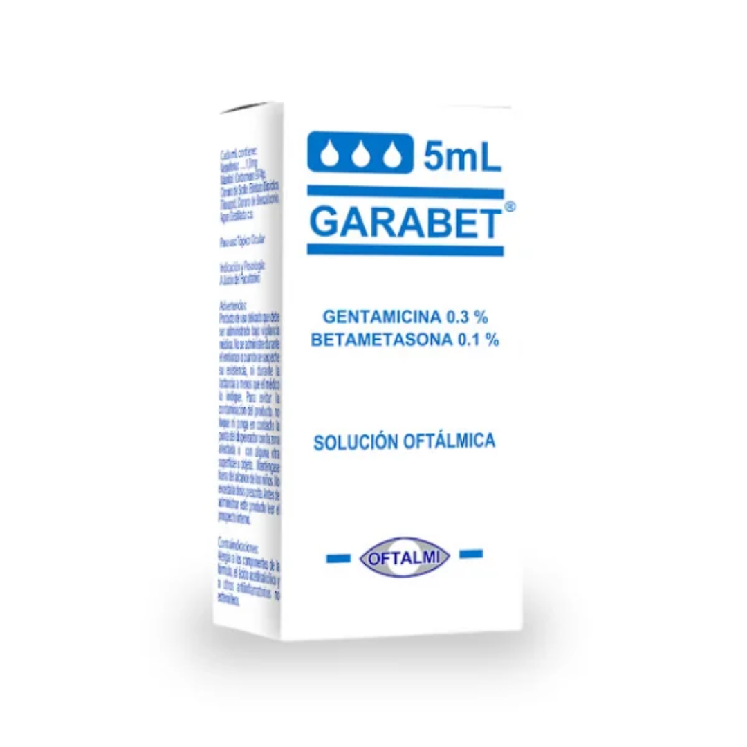 GARABET GENTAMICINA BETAMETASONA SOL OFT 10ML