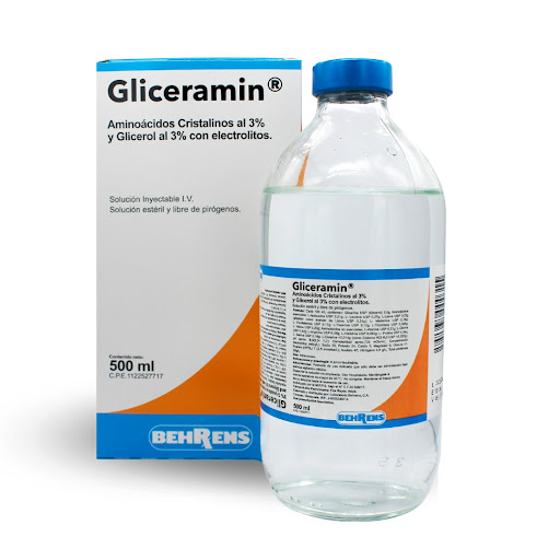 GLICERAMIN AMINOACIDO GLICEROL 3-3% SOL INY 500ML