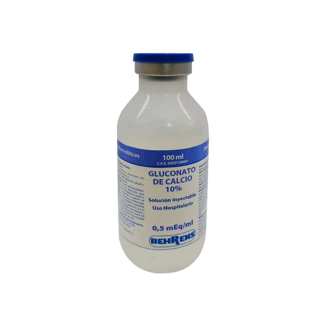 GLUCONATO DE CALCIO 10% AMP I.V 100ML (BEHRENS)