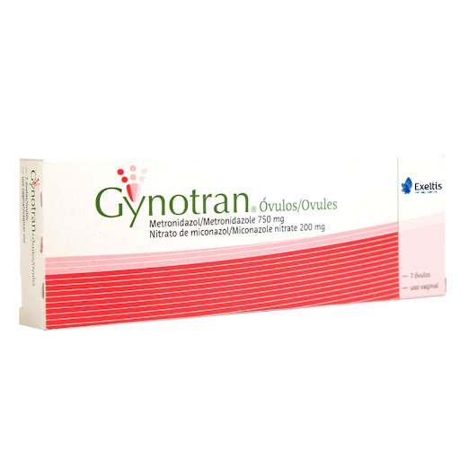 GYNOTRAN METRONIDAZOL MICONAZOL OVULO X 7 (EXELTIS)