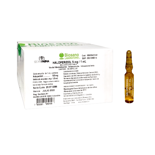 HALOPERIDOL 5MG AMP 1ML X 1 (BIOSANO)