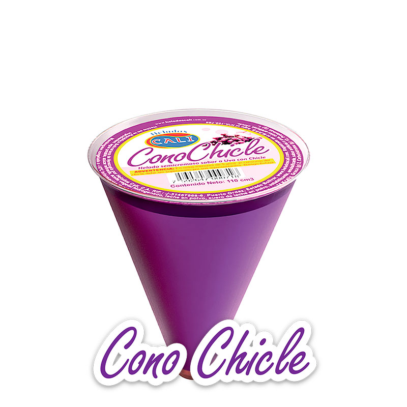 HELADO CONO CHICLE 55GR X 1