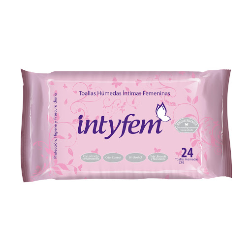 INTYFEM TOALLITAS INTIMAS UND X 24