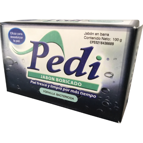 JABON BORICADO 100GR (PEDI)